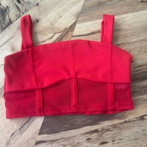 Tiger Friday- McKinney Crop Top - Cherry Red Cropped Tank Top